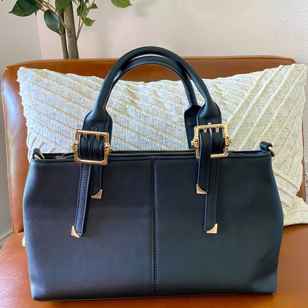 Black handbag